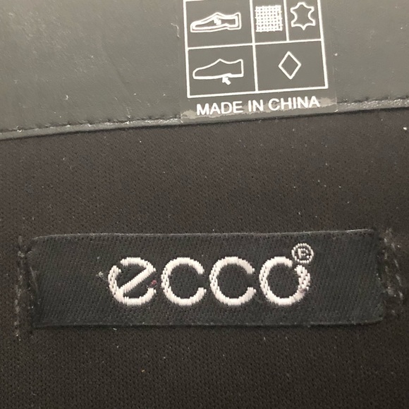 ECCO BLACK LEATHER ZIPPER BOOTS (39) NIB - Picture 14 of 16